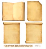 Conjunto de hojas de papel viejas. Vector. libre illustration Conjunto de hojas de papel viejas. Vector. libre illustration
