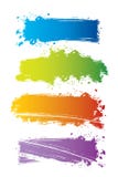 Conjunto del vector de banderas del color stock de ilustración Conjunto del vector de banderas del color stock de ilustración