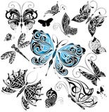 Conjunto grande de las mariposas 1 del tatuaje Conjunto grande de las mariposas 1 del tatuaje