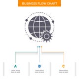 connected, online, world, globe, multiplayer Business Flow Chart Design with 3 Steps. Glyph Icon For Presentation Background stock illustration connected, online, world, globe, multiplayer Business Flow Chart Design with 3 Steps. Glyph Icon For Presentation Background stock illustration