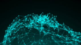 Connection structure , 3d animation abstract background with dots and lines vector illustration Connection structure , 3d animation abstract background with dots and lines vector illustration