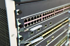 gear network switch image. rack Network internet of switch stock Image
