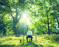 Conservative Businessman Running Green Business Royalty Free Stock Images Conservative Businessman Running Green Business Royalty Free Stock Images
