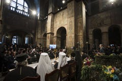 Consiglio di unità delle chiese ortodosse ucraine immagini stock Consiglio di unità delle chiese ortodosse ucraine immagini stock