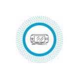 Console, device, game, gaming, psp Line Icon. Vector isolated illustration stock illustration Console, device, game, gaming, psp Line Icon. Vector isolated illustration stock illustration