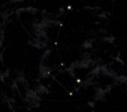 Constellatie van Kleine dipper stock illustratie Constellatie van Kleine dipper stock illustratie