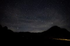 Constellation of the major bear that stands out in the sky of the Dolomites stock photo Constellation of the major bear that stands out in the sky of the Dolomites stock photo