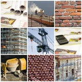 Construction collage