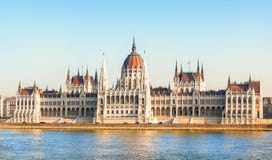 Construction hongroise du parlement, Budapest Image libre de droits Construction hongroise du parlement, Budapest Image libre de droits