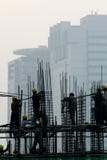 Construction Site At Dusk Royalty Free Stock Image Construction Site At Dusk Royalty Free Stock Image