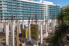 Construction site in Hallandale Florida stock photos Construction site in Hallandale Florida stock photos