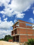 Construction site in sunny day Royalty Free Stock Photos Construction site in sunny day Royalty Free Stock Photos