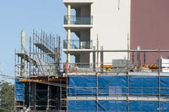 Construction Units Beane St stock photo Construction Units Beane St stock photo