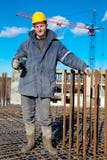 Construction Worker Showing A Thumb Up Stock Image Construction Worker Showing A Thumb Up Stock Image