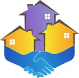 Construtores de casas amigáveis ilustração royalty free Construtores de casas amigáveis ilustração royalty free
