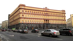 Construção de KGB em Moscou imagens de stock Construção de KGB em Moscou imagens de stock