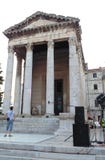 Construções históricas/templo romano velho foto de stock Construções históricas/templo romano velho foto de stock