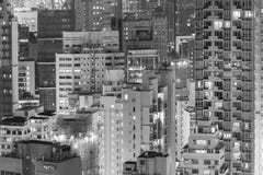 Construções residenciais do Highrise na cidade de Hong Kong Foto de Stock Royalty Free Construções residenciais do Highrise na cidade de Hong Kong Foto de Stock Royalty Free