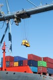 Container Ship And Crane Stock Images