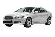 Contemporary luxury car isolated stock image Contemporary luxury car isolated stock image