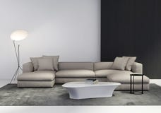 Contemporary stylish living room Stock Photo Contemporary stylish living room Stock Photo