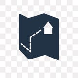 Contenga el icono del vector del plan aislado en el fondo transparente, casa stock de ilustración Contenga el icono del vector del plan aislado en el fondo transparente, casa stock de ilustración