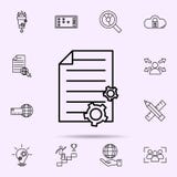 content management icon. Universal set of web mix for website design and development, app development stock illustration content management icon. Universal set of web mix for website design and development, app development stock illustration