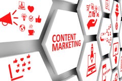 CONTENT MARKETING concept vector illustration CONTENT MARKETING concept vector illustration
