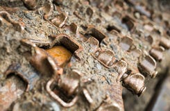 Continuous Tracks Of The Bulldozer Royalty Free Stock Images Continuous Tracks Of The Bulldozer Royalty Free Stock Images