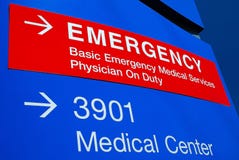 Contrassegno 3 dell'ospedale di emergenza fotografie stock Contrassegno 3 dell'ospedale di emergenza fotografie stock