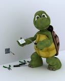 Contratista eléctrico de la tortuga ilustración del vector Contratista eléctrico de la tortuga ilustración del vector