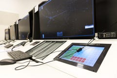 Controller& x27 власти обслуживаний воздушного движения; стол s Стоковое фото RF Controller& x27 власти обслуживаний воздушного движения; стол s Стоковое фото RF