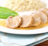 Cooked Loin Of Pork Royalty Free Stock Photography