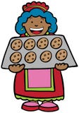 Cookie Lady vector illustration Cookie Lady vector illustration