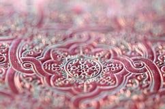 Cool deep red ornamental pattern. Stock Photo Cool deep red ornamental pattern. Stock Photo