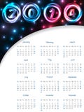 Cool 2014 plasma calendar. Cool plasma calendar design for the year 2014 vector illustration Cool 2014 plasma calendar. Cool plasma calendar design for the year 2014 vector illustration