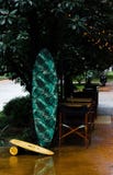 A cool seaboard under a tree royalty free stock photos A cool seaboard under a tree royalty free stock photos