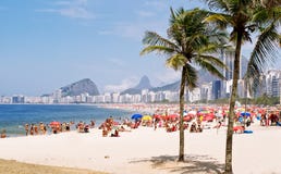 Copacabana beach in Rio de Janeiro royalty free stock image Copacabana beach in Rio de Janeiro royalty free stock image