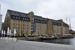 COPENHAGUE, DINAMARCA - 31 DE MAYO DE 2017: Almirante Hotel es un hotel en Copenhague central, Dinamarca imágenes de archivo libres de regalías COPENHAGUE, DINAMARCA - 31 DE MAYO DE 2017: Almirante Hotel es un hotel en Copenhague central, Dinamarca imágenes de archivo libres de regalías