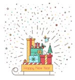 Copie pour des décorations de Noël illustration de vecteur Copie pour des décorations de Noël illustration de vecteur