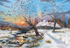 Copy Of A Picture Of Russian Artist Klever Stock Photo Copy Of A Picture Of Russian Artist Klever Stock Photo