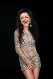 Coquette. Funny Woman Joking And Licking Her Lips. Amusing Smile Stock Photography Coquette. Funny Woman Joking And Licking Her Lips. Amusing Smile Stock Photography