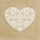 Corazón del corte del papel libre illustration Corazón del corte del papel libre illustration