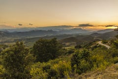 Corbieres-Berge, Frankreich lizenzfreie stockfotos Corbieres-Berge, Frankreich lizenzfreie stockfotos