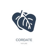cordate icon in trendy design style. cordate icon isolated on white background. cordate vector icon simple and modern flat symbol stock illustration cordate icon in trendy design style. cordate icon isolated on white background. cordate vector icon simple and modern flat symbol stock illustration