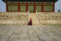 Corea del Sur de Seúl del palacio de Gyeongbokgung imagen de archivo libre de regalías Corea del Sur de Seúl del palacio de Gyeongbokgung imagen de archivo libre de regalías