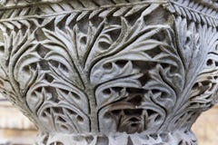 Corinthian column capital fragment closeup Stock Photos Corinthian column capital fragment closeup Stock Photos