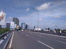 A Corner Landscape of South Jakarta From Tanjung Barat Flyover, Jakarta, Indonesia - 2020