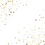 Corners frame, cosmic abstract vector pattern with gold star elements. Glitter confetti, shining sparkles background design on vector illustration Corners frame, cosmic abstract vector pattern with gold star elements. Glitter confetti, shining sparkles background design on vector illustration