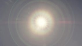 Corona phenomenon of the sun on blue sky stock image Corona phenomenon of the sun on blue sky stock image